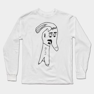 Mr. Moustache Long Sleeve T-Shirt